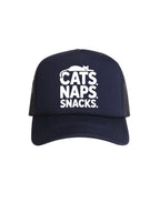Cats. Naps. Snacks. Foam Trucker Cap