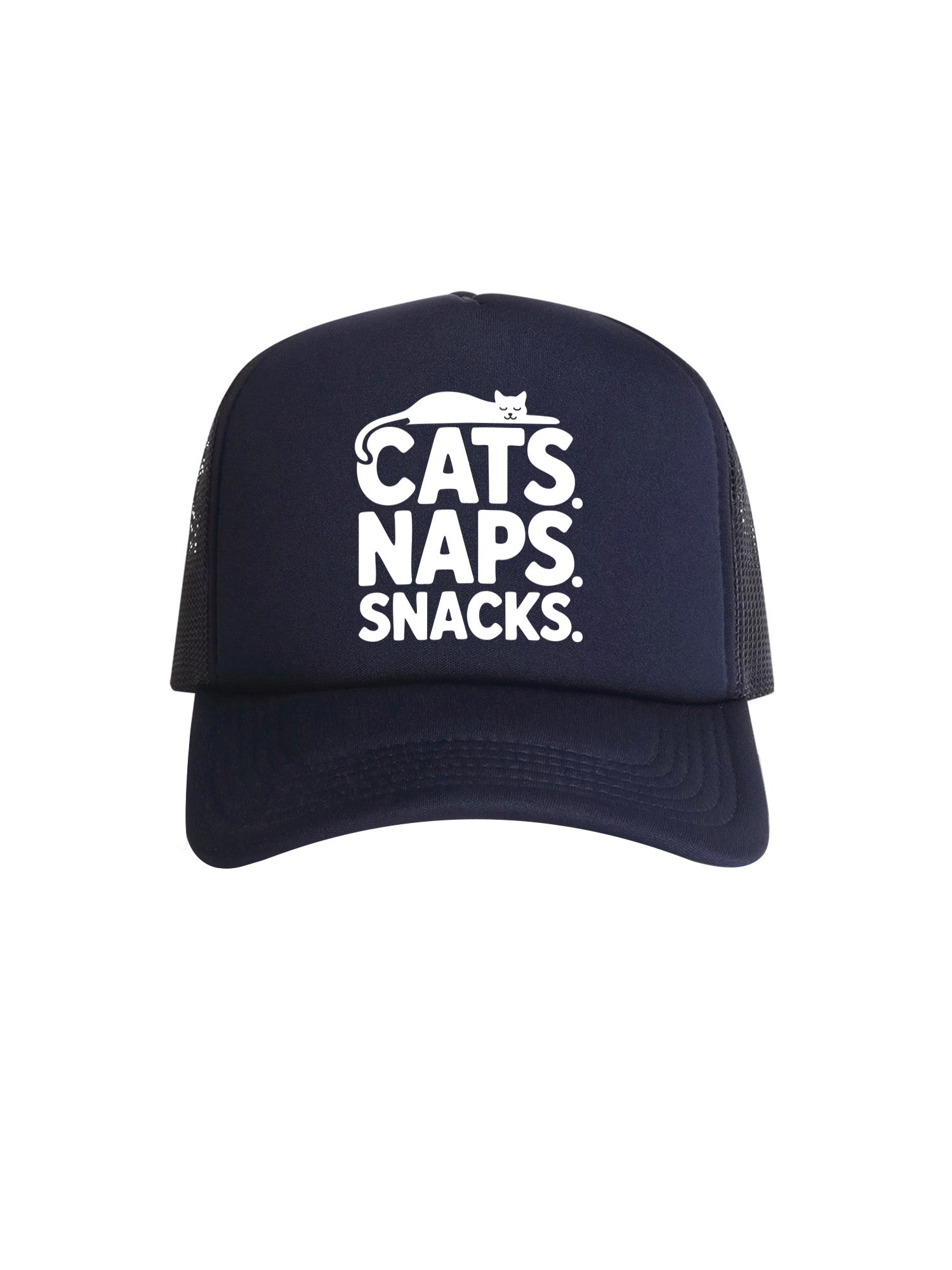 Cats. Naps. Snacks. Foam Trucker Cap