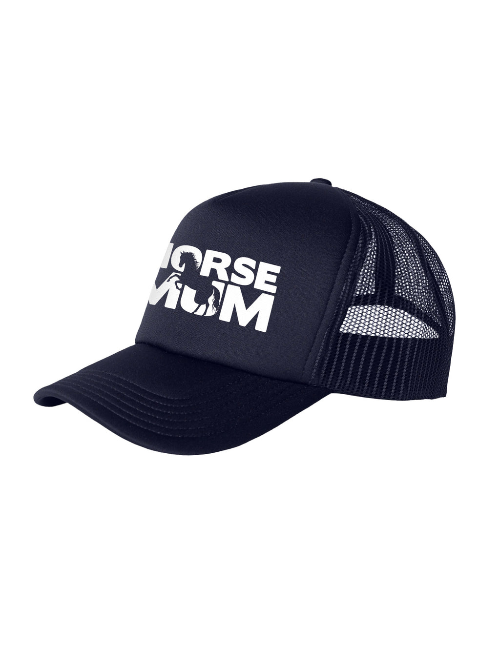 Horse Mum Silhouette Foam Trucker Cap