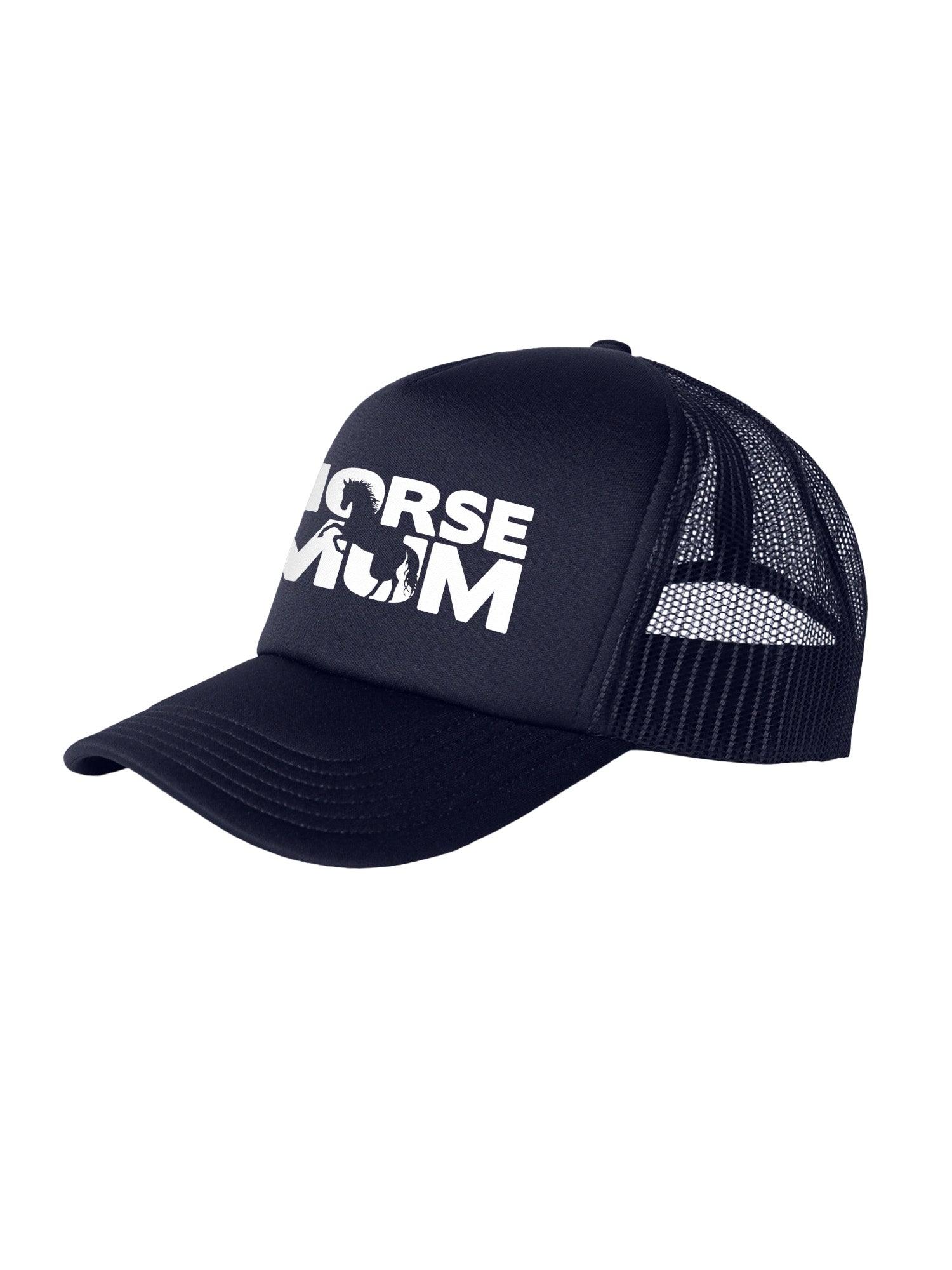 Horse Mum Silhouette Foam Trucker Cap
