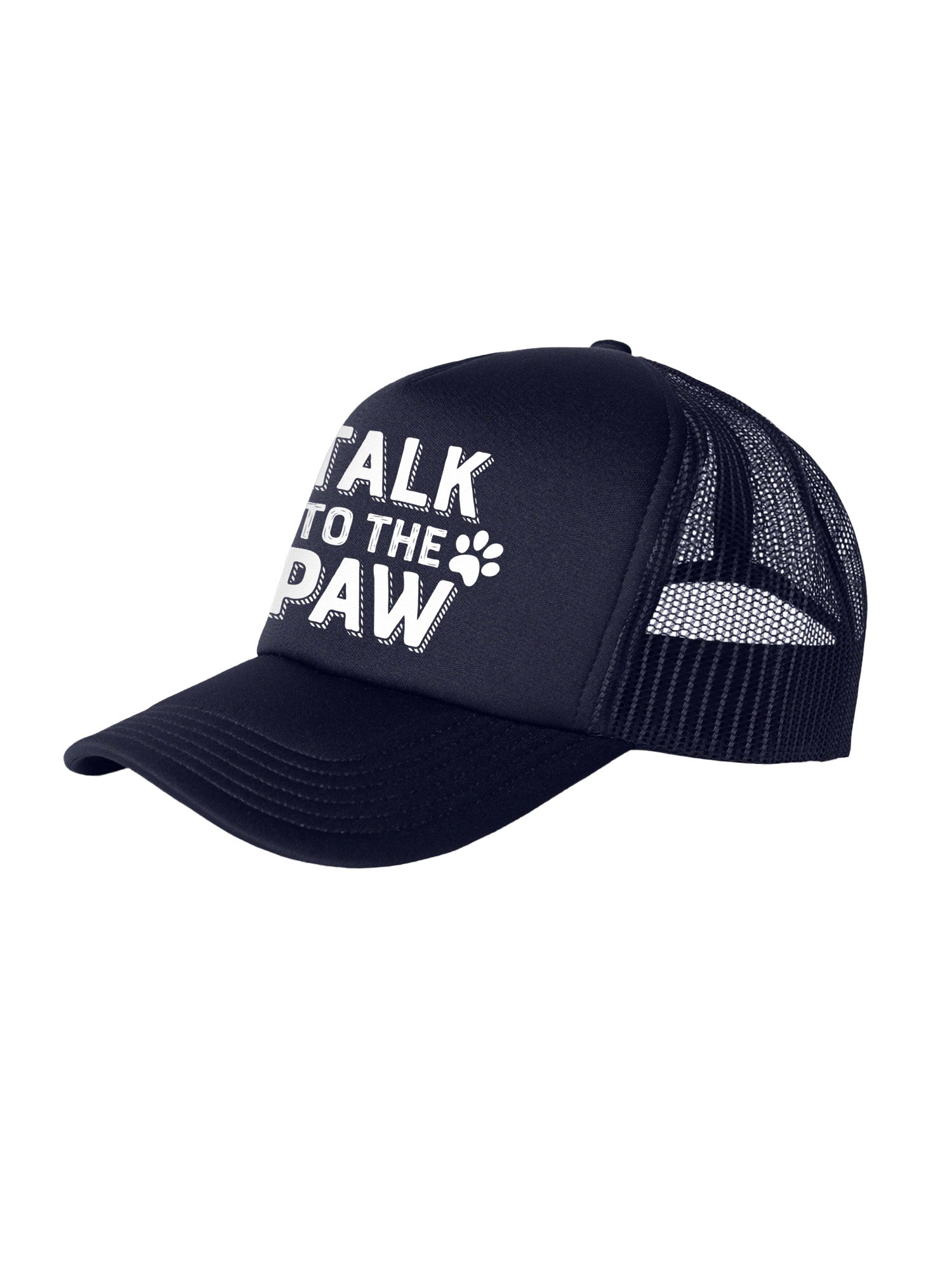 Talk To The Paw Foam Trucker Cap