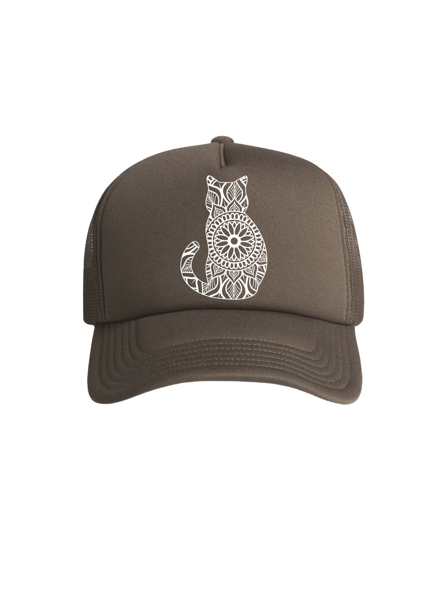 Cat Mandala Foam Trucker Cap