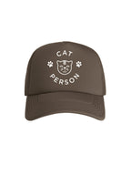 Cat Person Foam Trucker Cap
