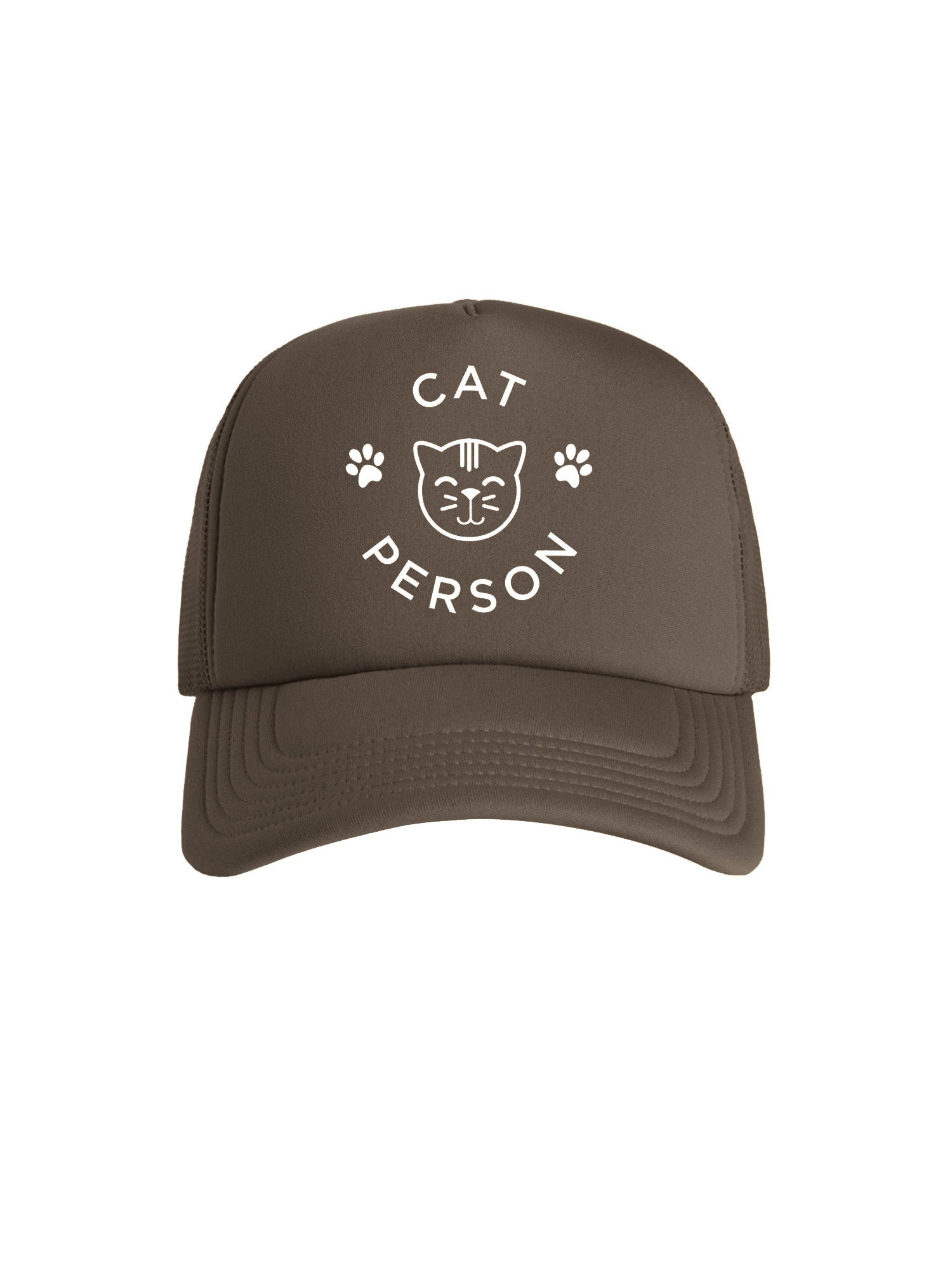 Cat Person Foam Trucker Cap