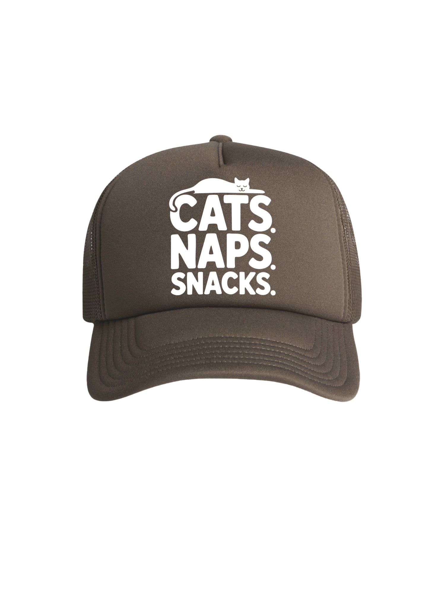 Cats. Naps. Snacks. Foam Trucker Cap