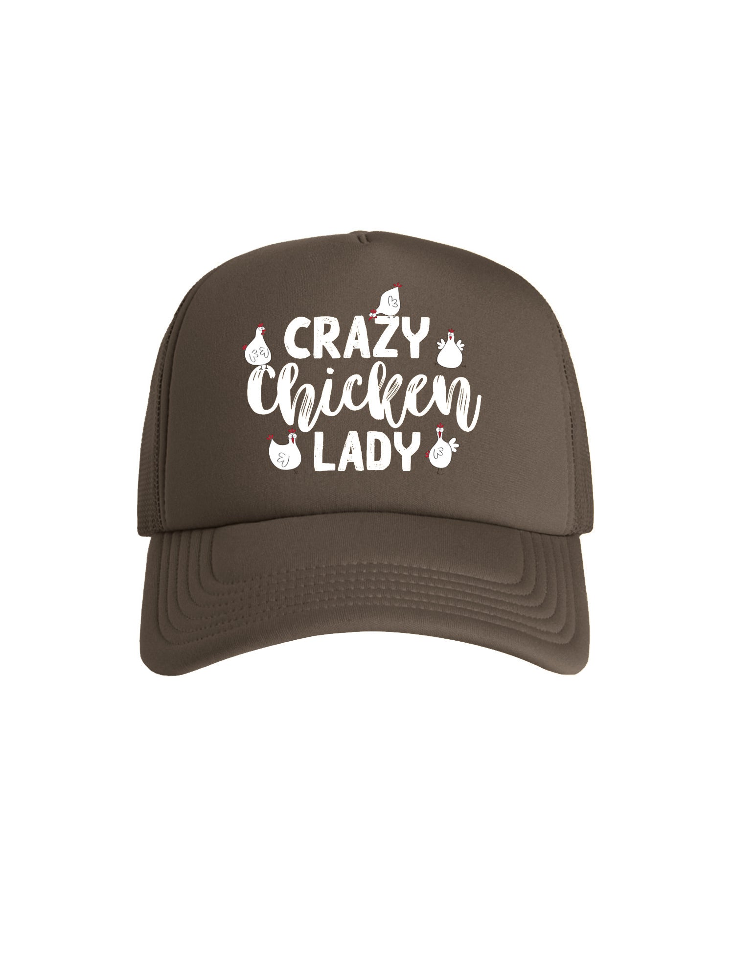 Crazy Chicken Lady Foam Trucker Cap