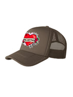 Dog Mother Heart Tattoo Foam Trucker Cap