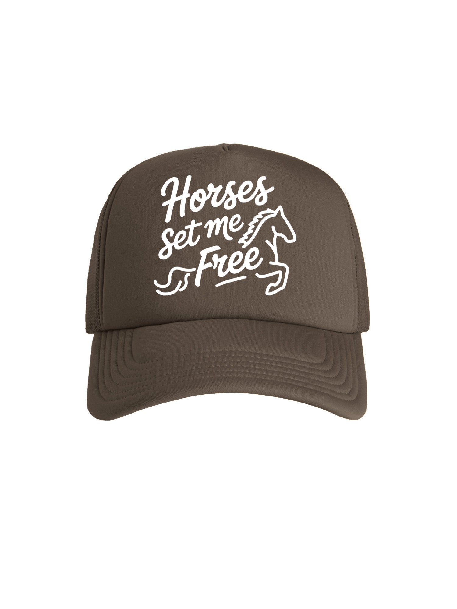 Horses Set Me Free Foam Trucker Cap