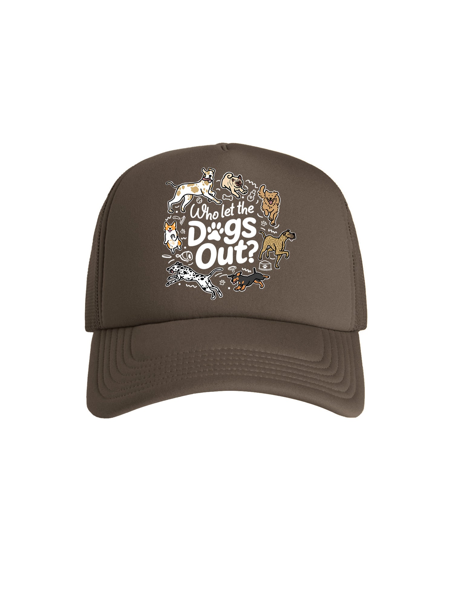 Who Let The Dogs Out? Foam Trucker Cap