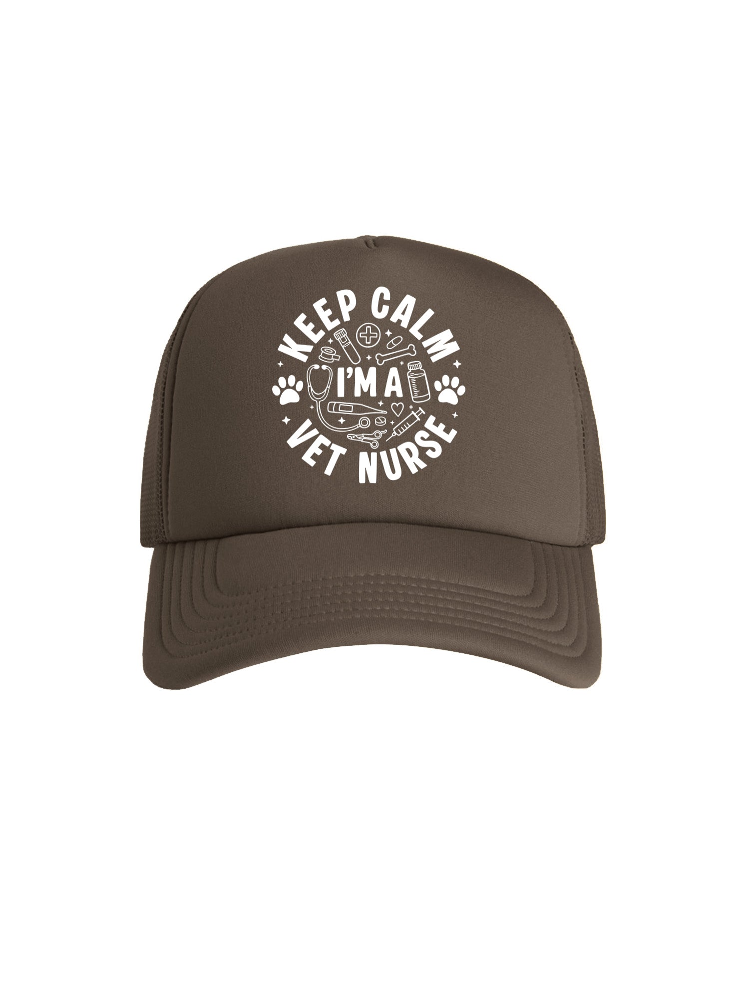 Keep Calm I'm A Vet Nurse Foam Trucker Cap
