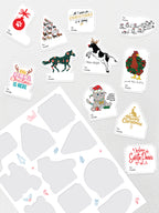 Furriends Christmas Gift Tags Sticker Sheet