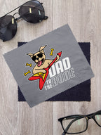 Dad To The Bone Microfibre Suede Glasses Cleaning Cloths (Twinpack)