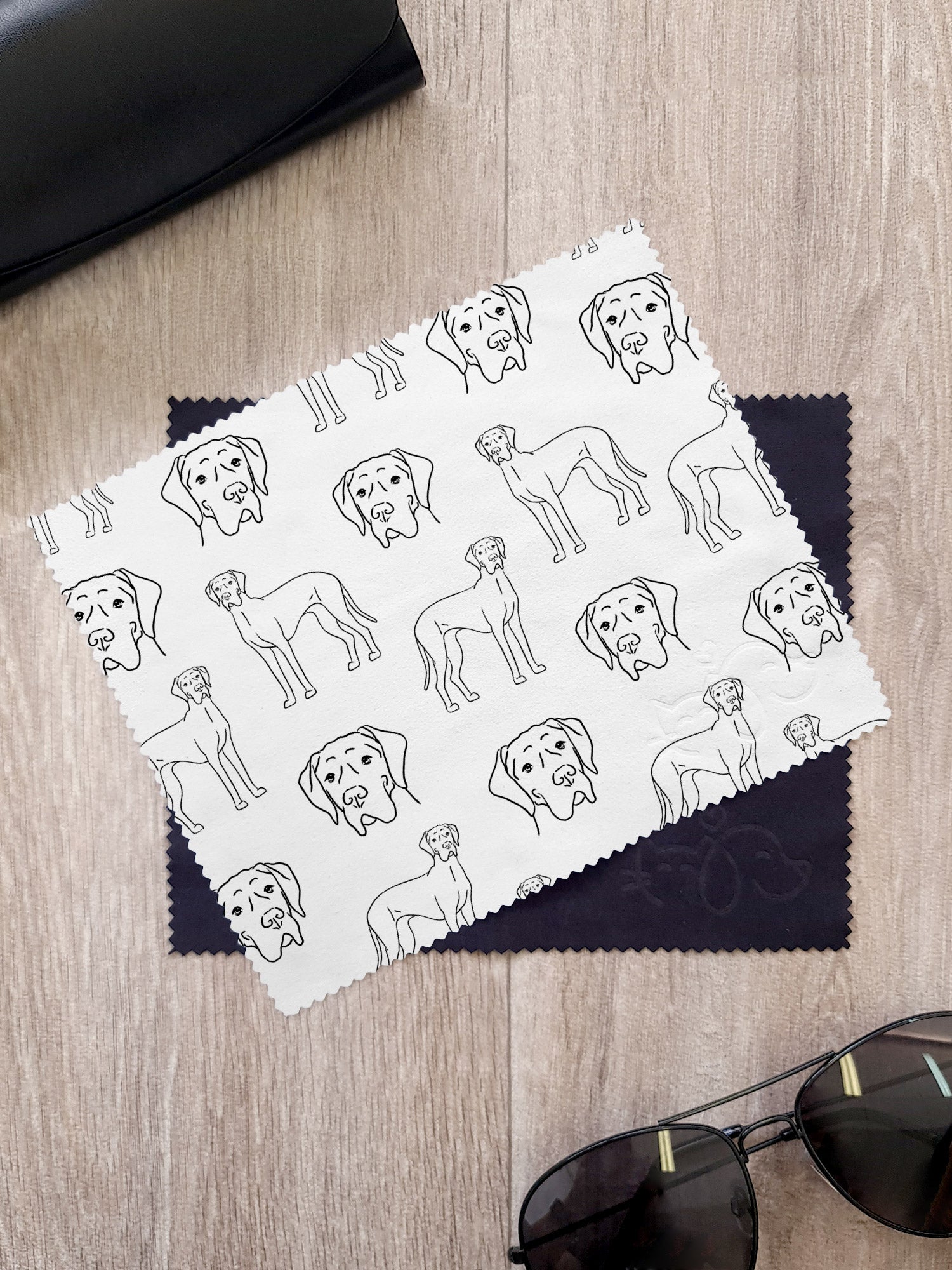 Great Dane Microfibre Suede Glasses Cleaning Cloths (Twinpack)