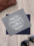 Horse Mother Coffee Lover Microfibre Suede Glasses Cleaning Cloths (Twinpack)