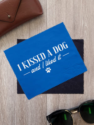 I Kissed A Dog And I Liked It Microfibre Suede Glasses Cleaning Cloths (Twinpack)