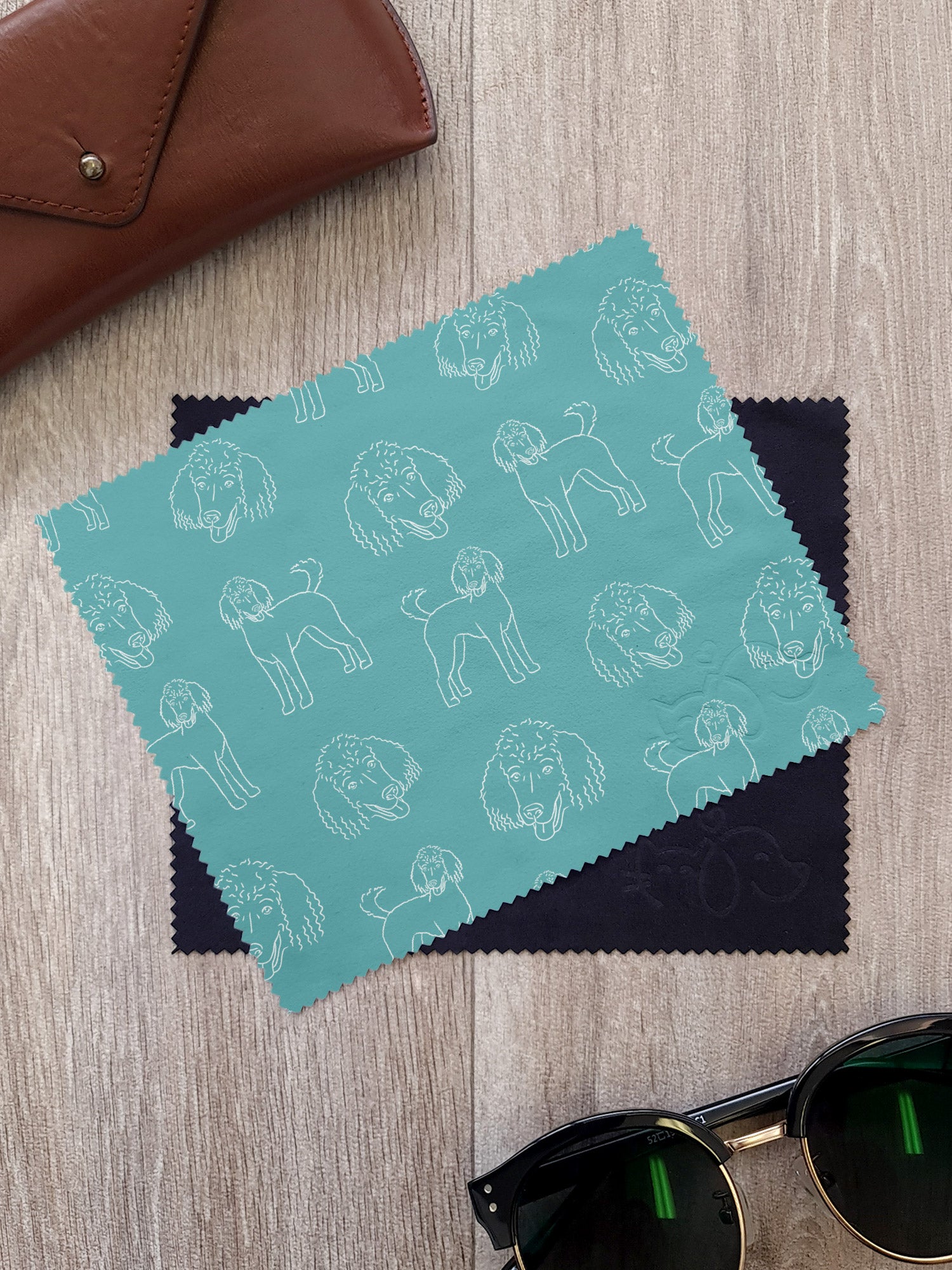 Poodle Microfibre Suede Glasses Cleaning Cloths (Twinpack)