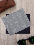 Rottweiler Microfibre Suede Glasses Cleaning Cloths (Twinpack)