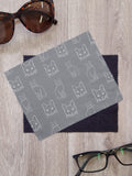 Russian Blue Microfibre Suede Glasses Cleaning Cloths (Twinpack)