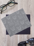 Siamese Microfibre Suede Glasses Cleaning Cloths (Twinpack)