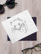 Spotted-Tailed Quoll Microfibre Suede Glasses Cleaning Cloths (Twinpack)