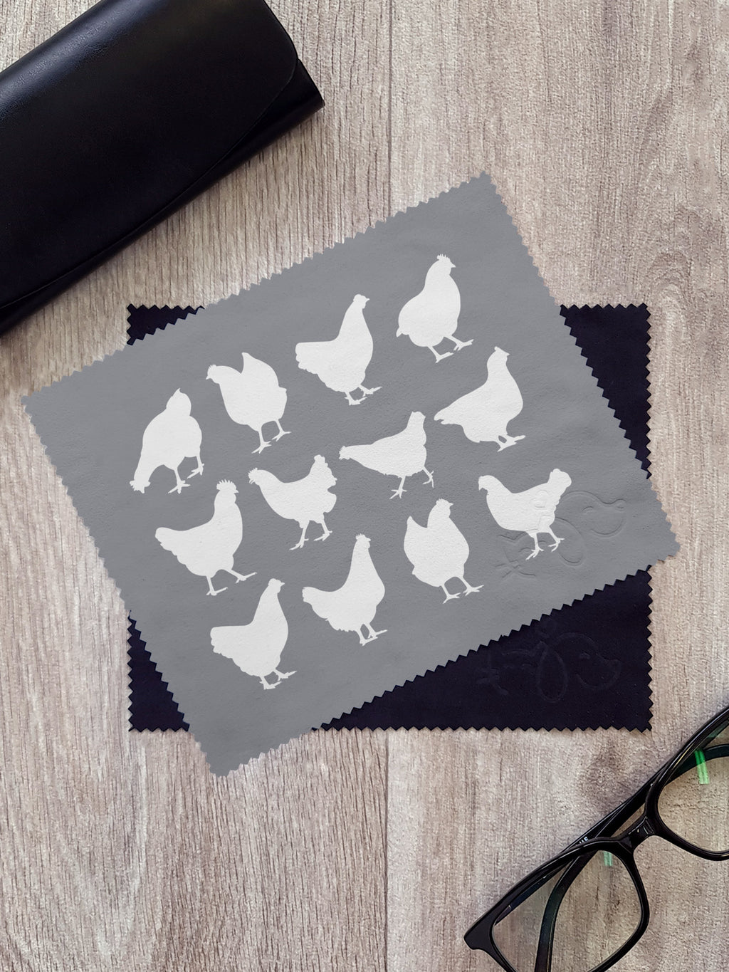The Flock Microfibre Suede Glasses Cleaning Cloths (Twinpack)