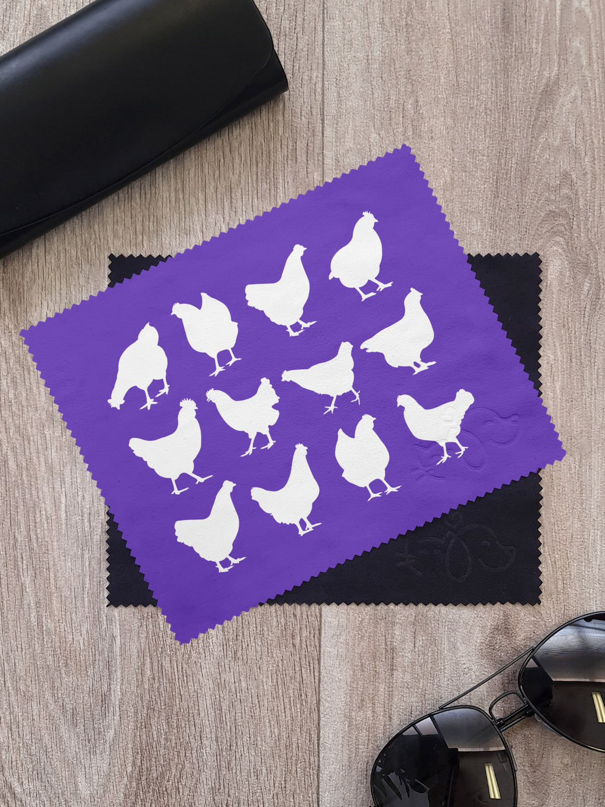 The Flock Microfibre Suede Glasses Cleaning Cloths (Twinpack)