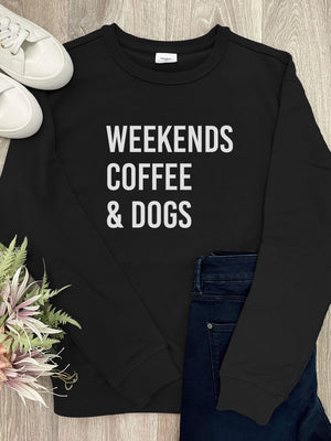 Weekends, Coffee & Dogs (Sizes M & XL Kelvin) Classic Jumper ***SALE***