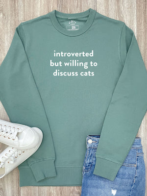 Introverted But Willing To Discuss Cats Classic Jumper