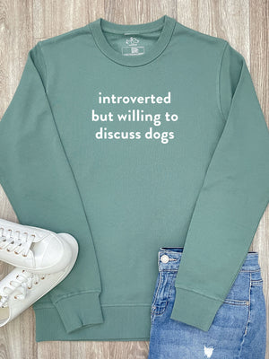 Introverted But Willing To Discuss Dogs Classic Jumper