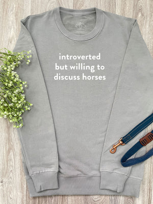 Introverted But Willing To Discuss Horses Classic Jumper