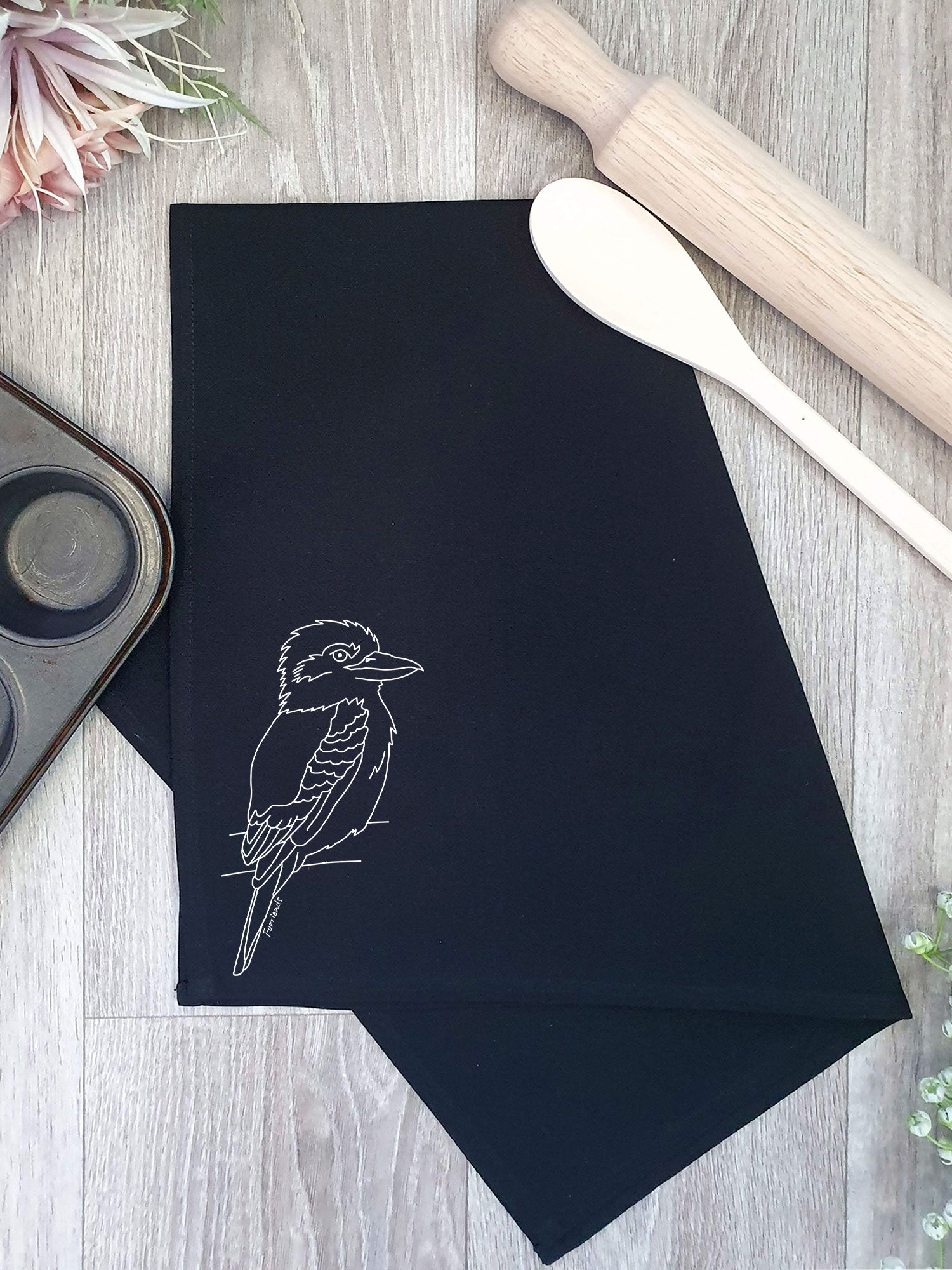 Kookaburra Tea Towel