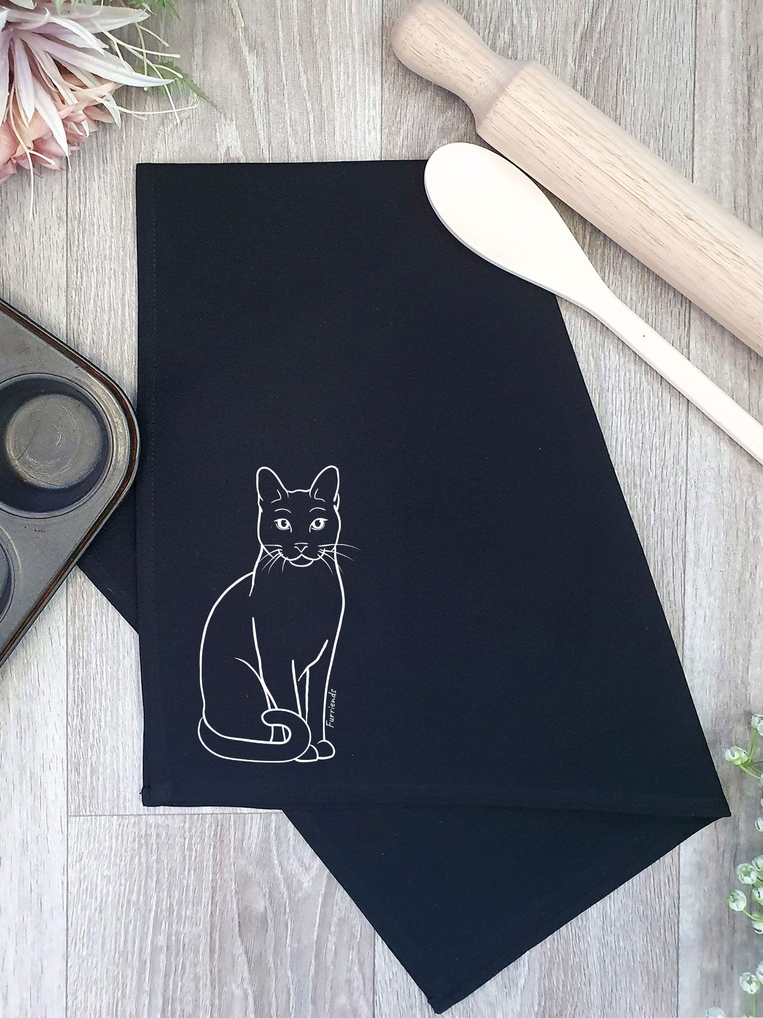 Russian Blue Tea Towel