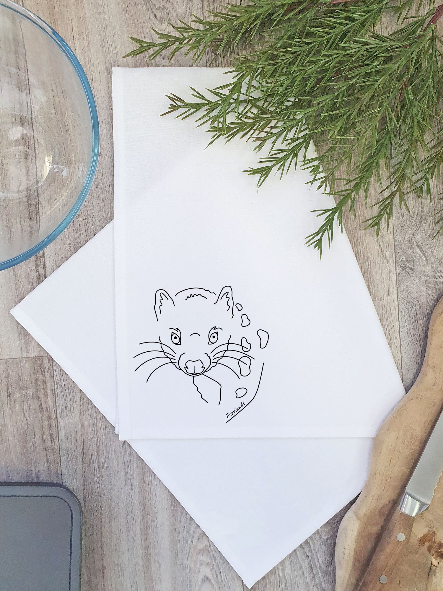 Spotted-Tailed Quoll Tea Towel