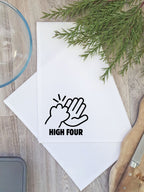 High Four Tea Towel