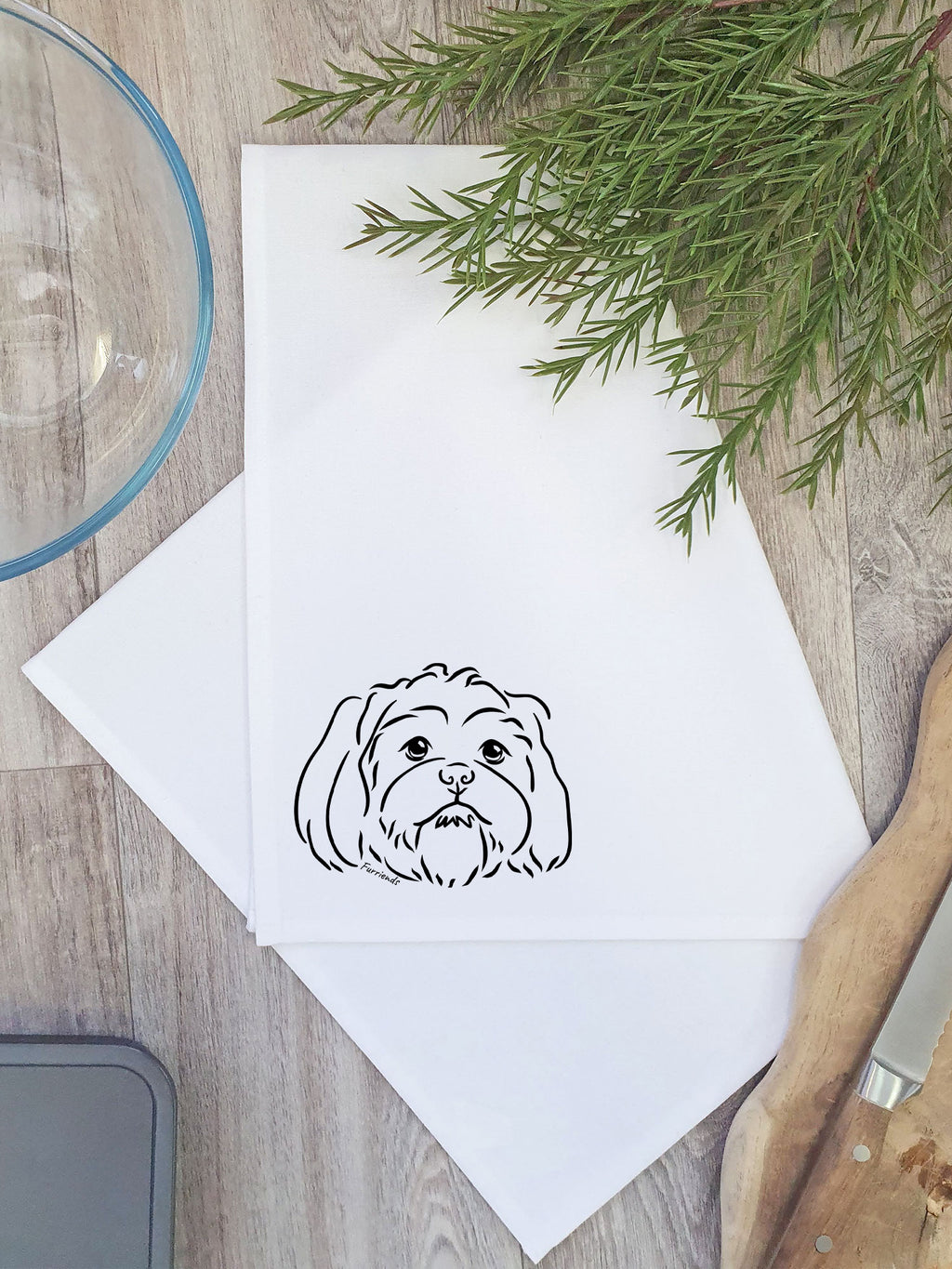 Shih Tzu Tea Towel