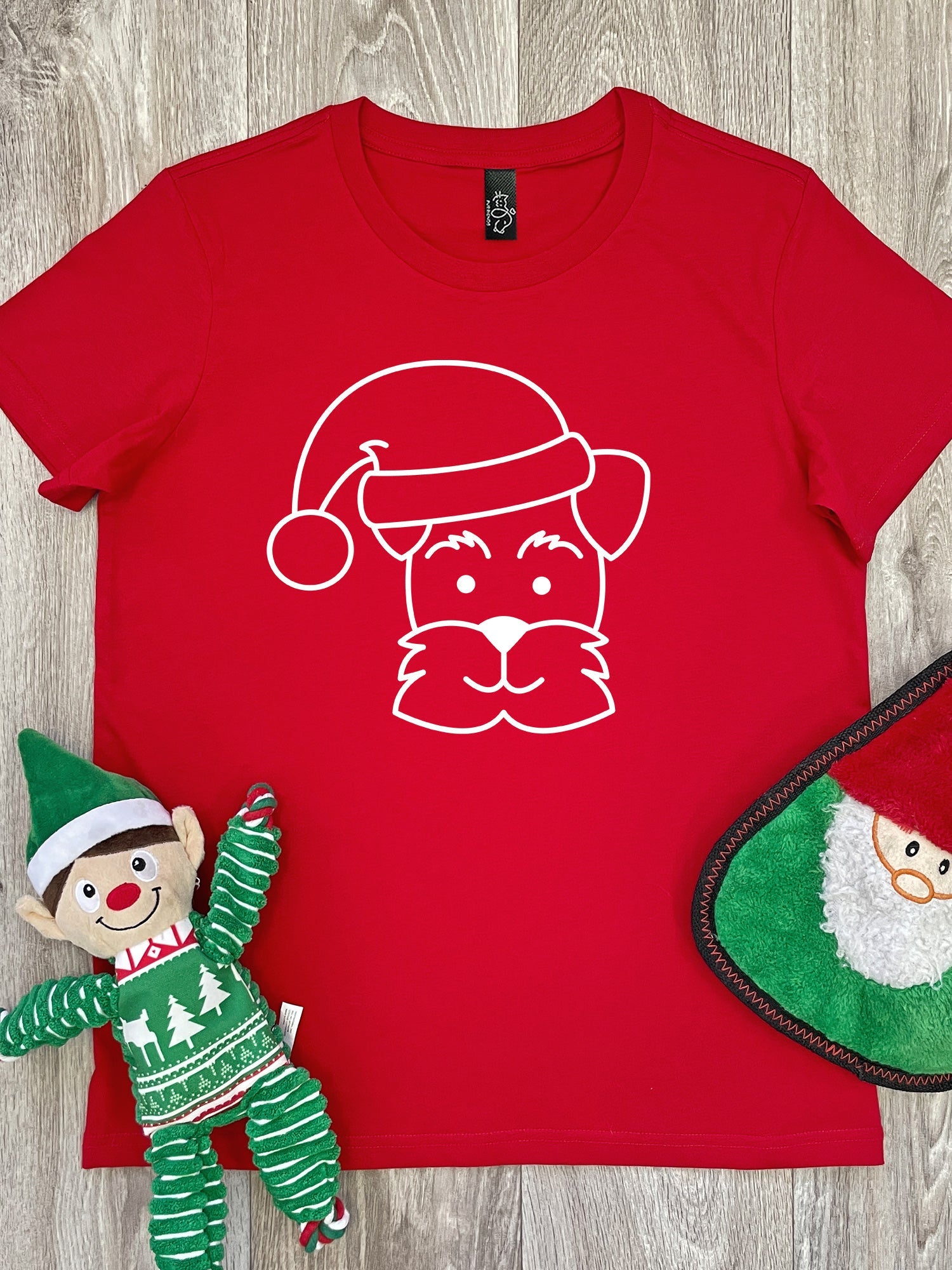 Eggnog The Dog Ava Women's Regular Fit Tee (SIZE L, RED) ***SALE***