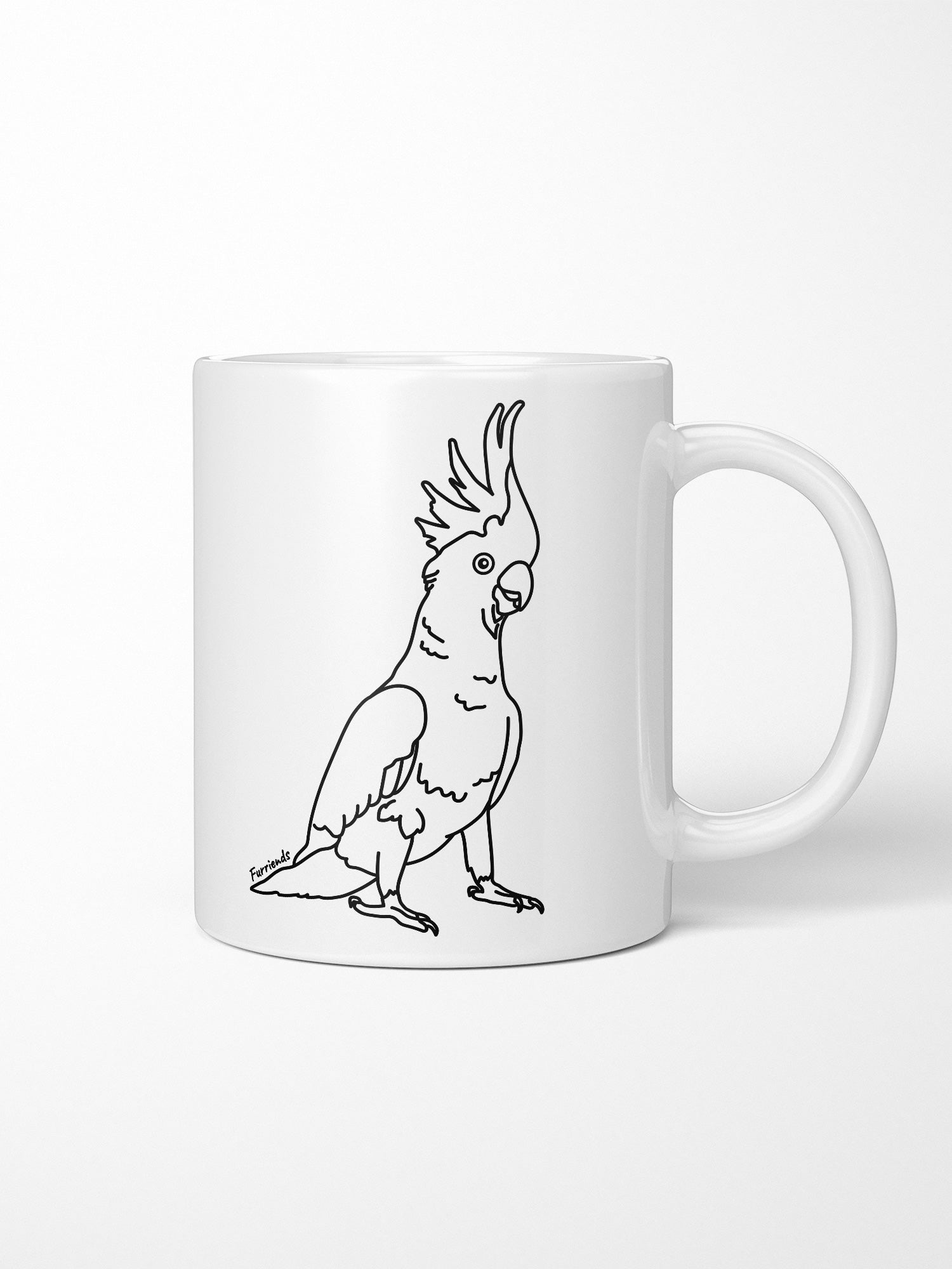 Sulphur-Crested Cockatoo Ceramic Mug