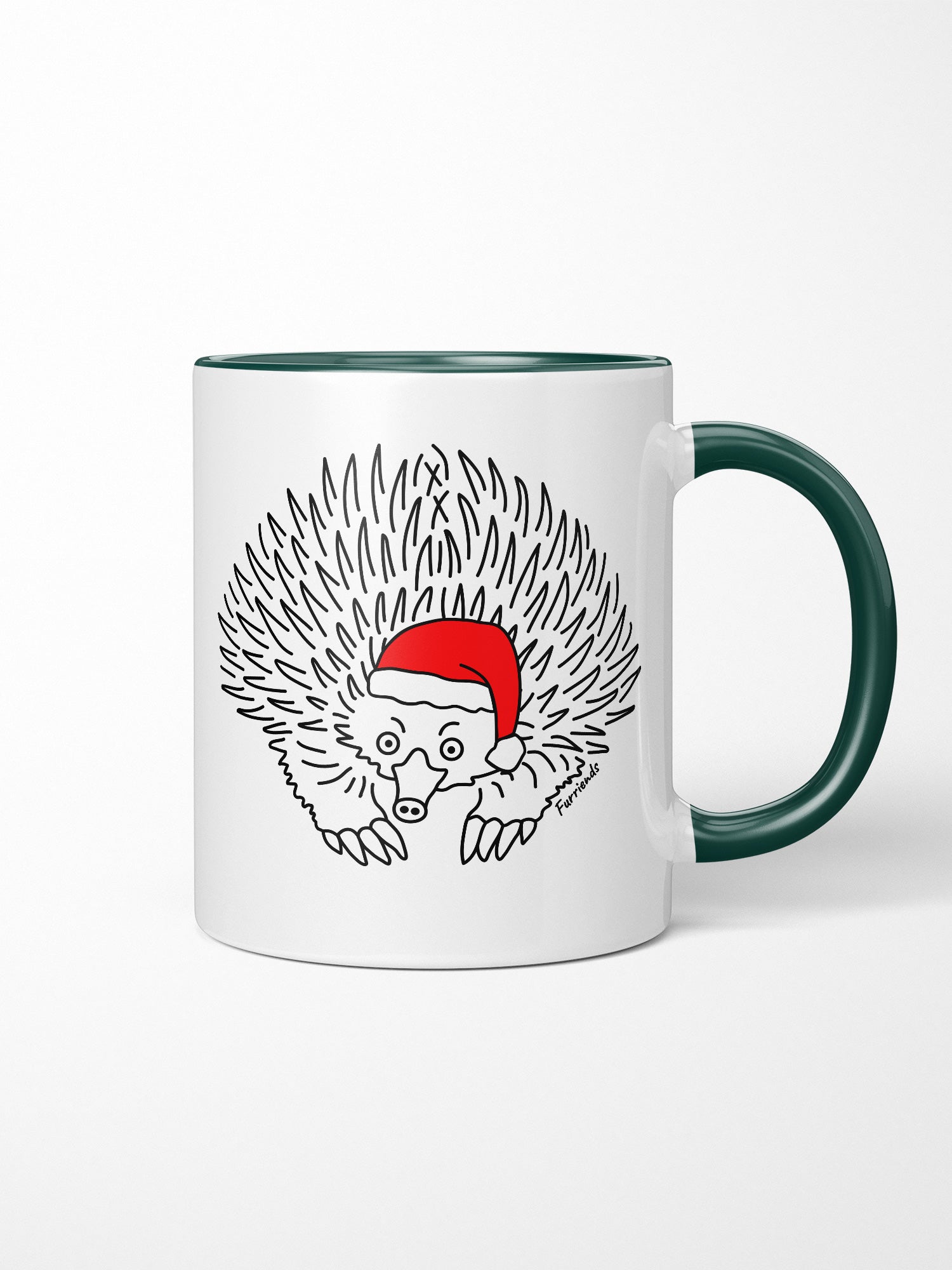 Echidna Christmas Edition Ceramic Mug