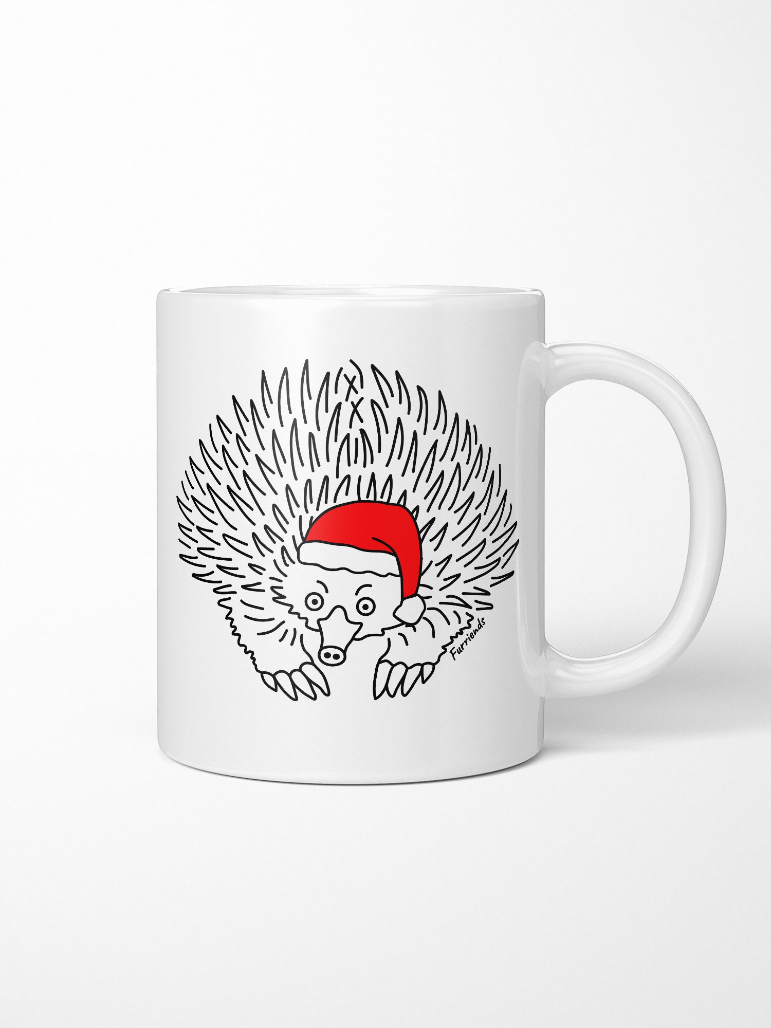 Echidna Christmas Edition Ceramic Mug