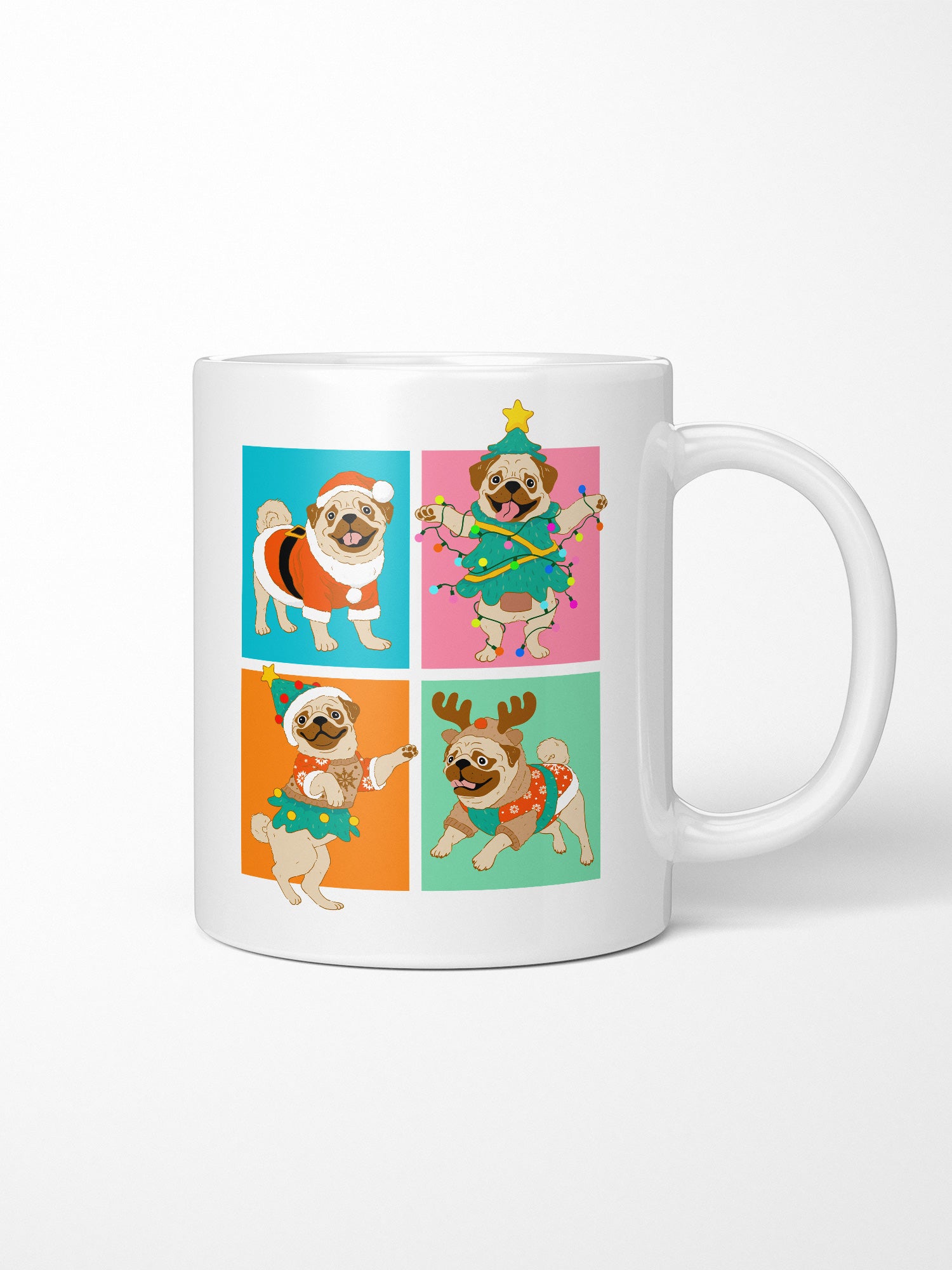 Pugmas Ceramic Mug