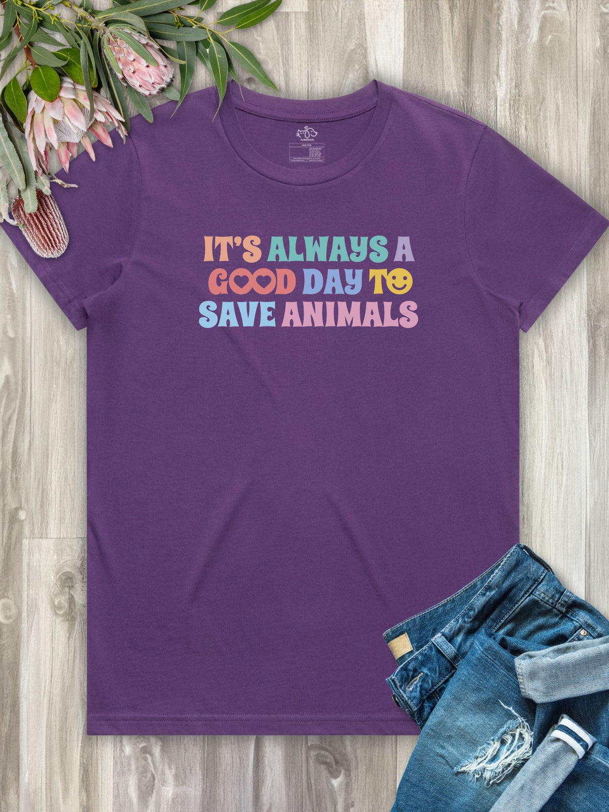 It's A Good Day To Save Animals Ava Women's Regular Fit Tee