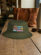 It's A Good Day To Save Animals Bucket Hat