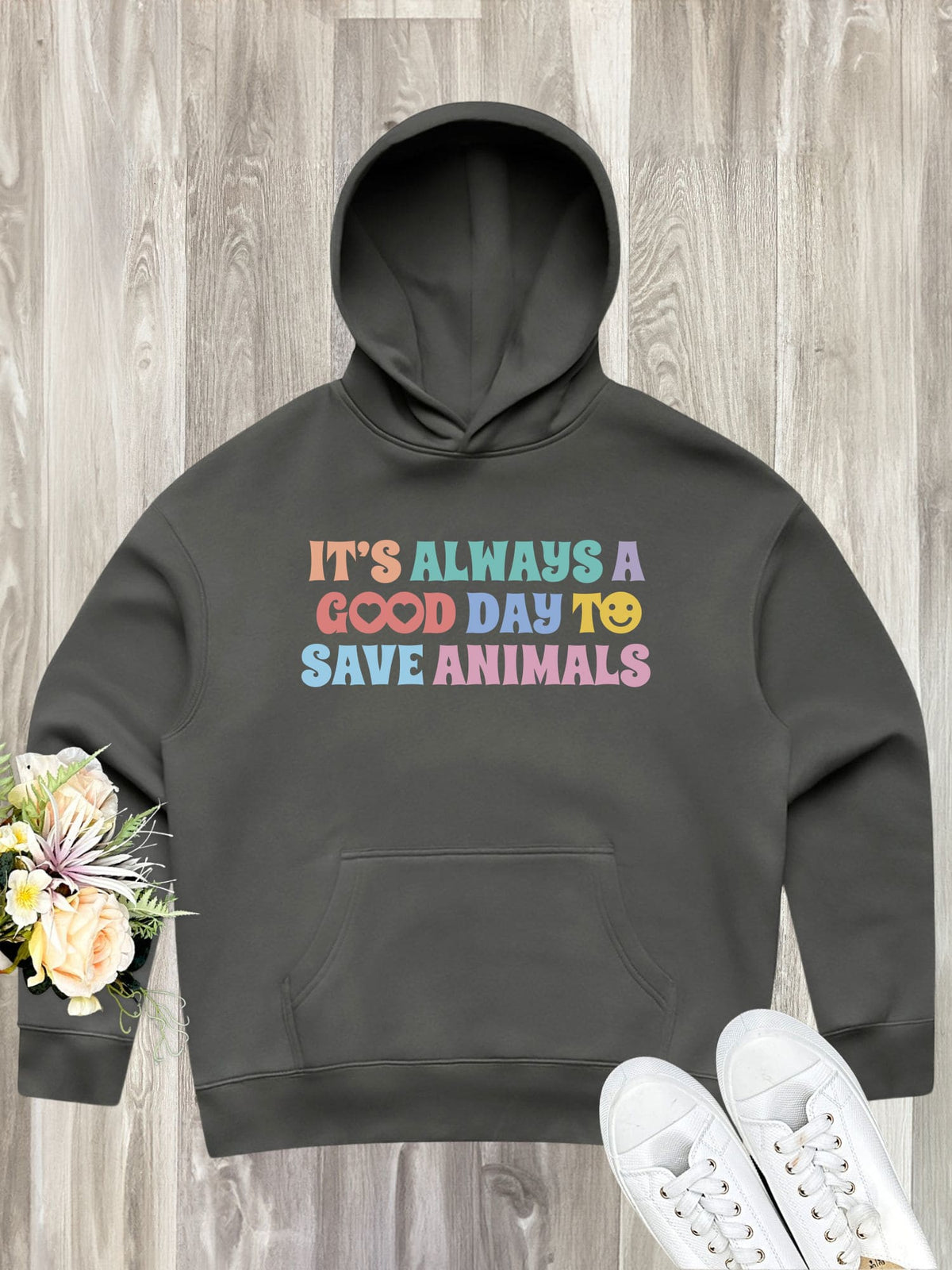 It's A Good Day To Save Animals Women's Comfort Hood