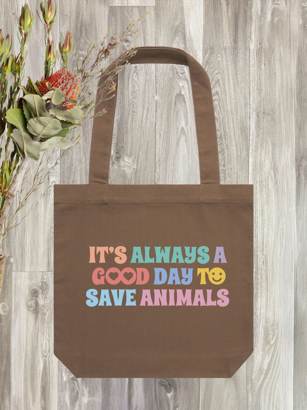 It's A Good Day To Save Animals Edith Tote