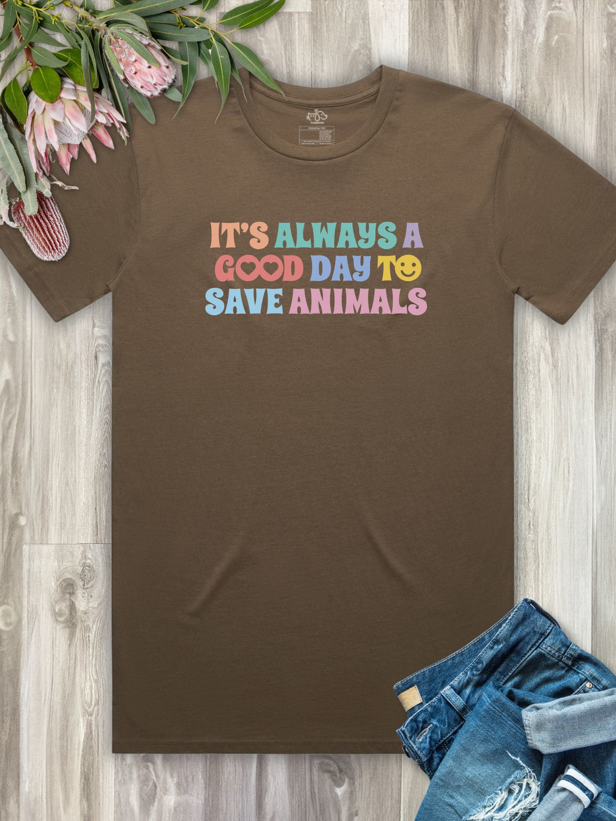 It's A Good Day To Save Animals Essential Unisex Tee
