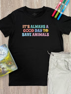 It's A Good Day To Save Animals Youth Tee