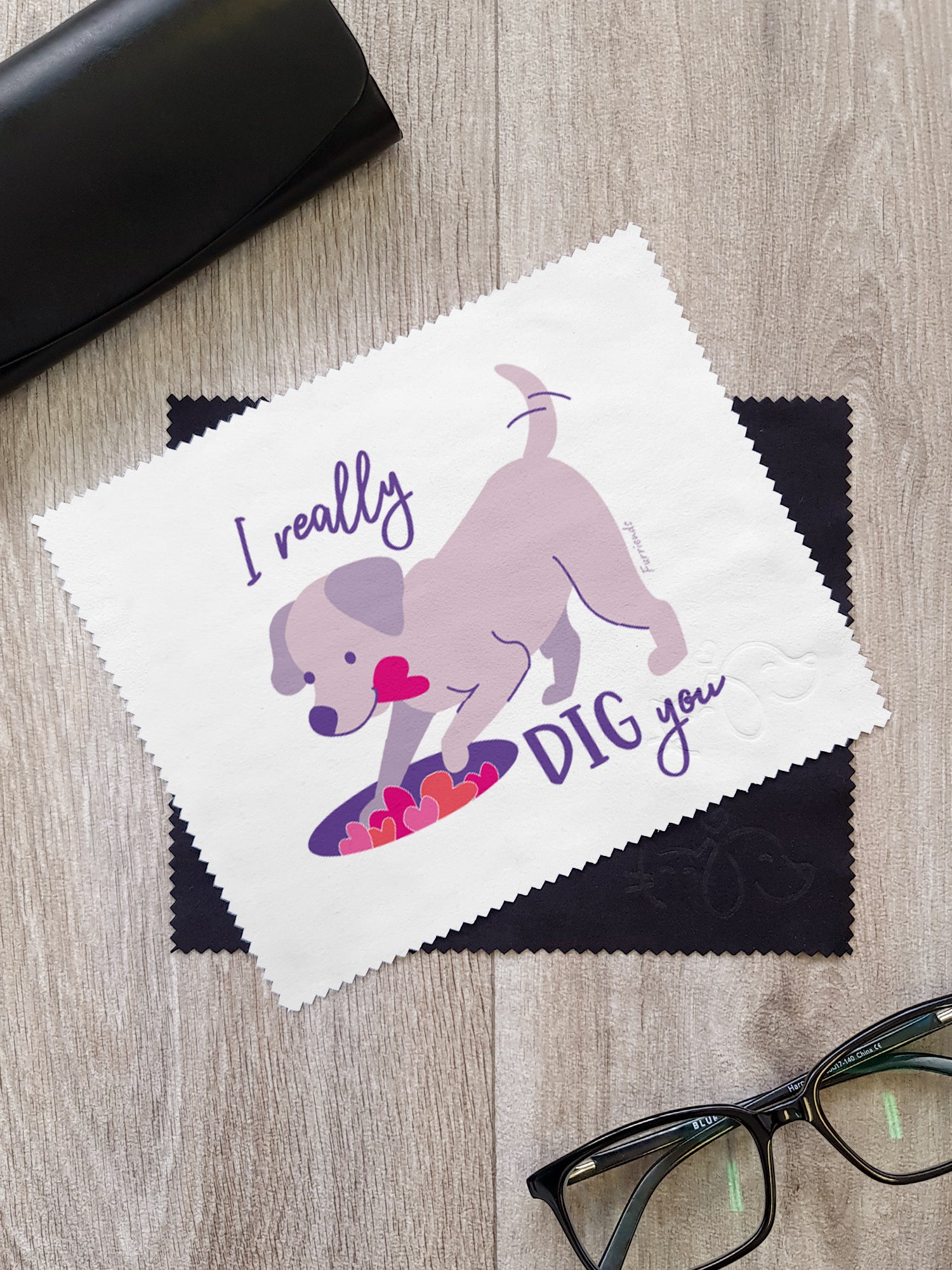 I Really Dig You Microfibre Suede Glasses Cleaning Cloths (Twinpack)