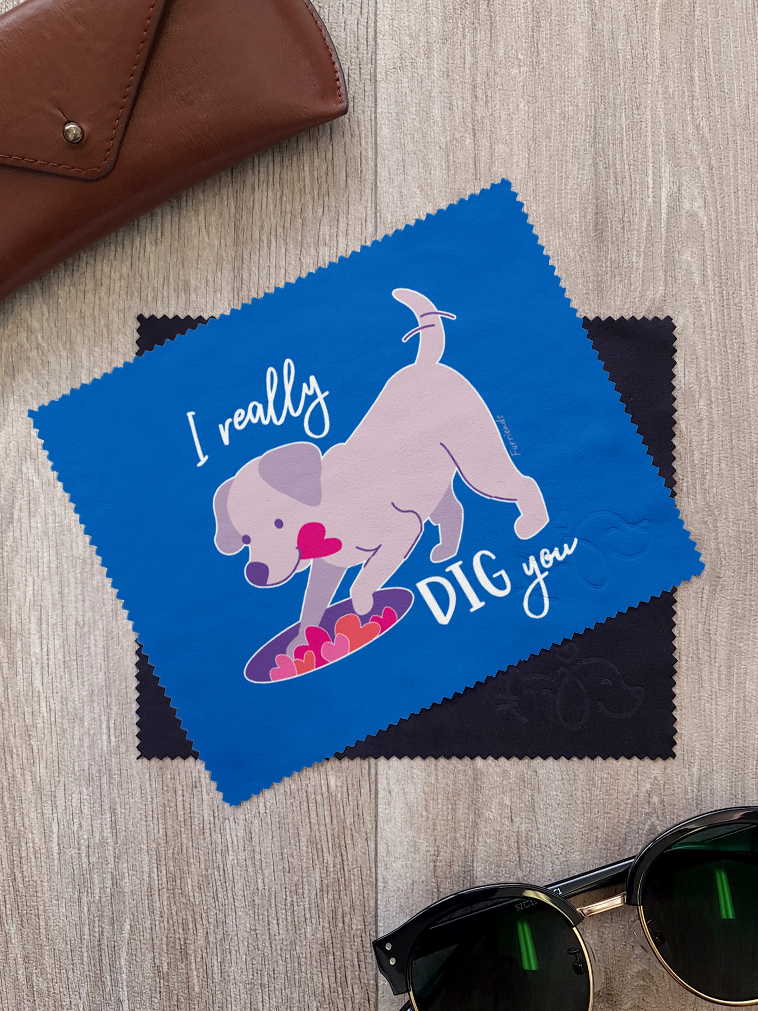 I Really Dig You Microfibre Suede Glasses Cleaning Cloths (Twinpack)