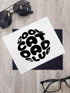 Cool Cat Dad Club Orb Microfibre Suede Glasses Cleaning Cloths (Twinpack)