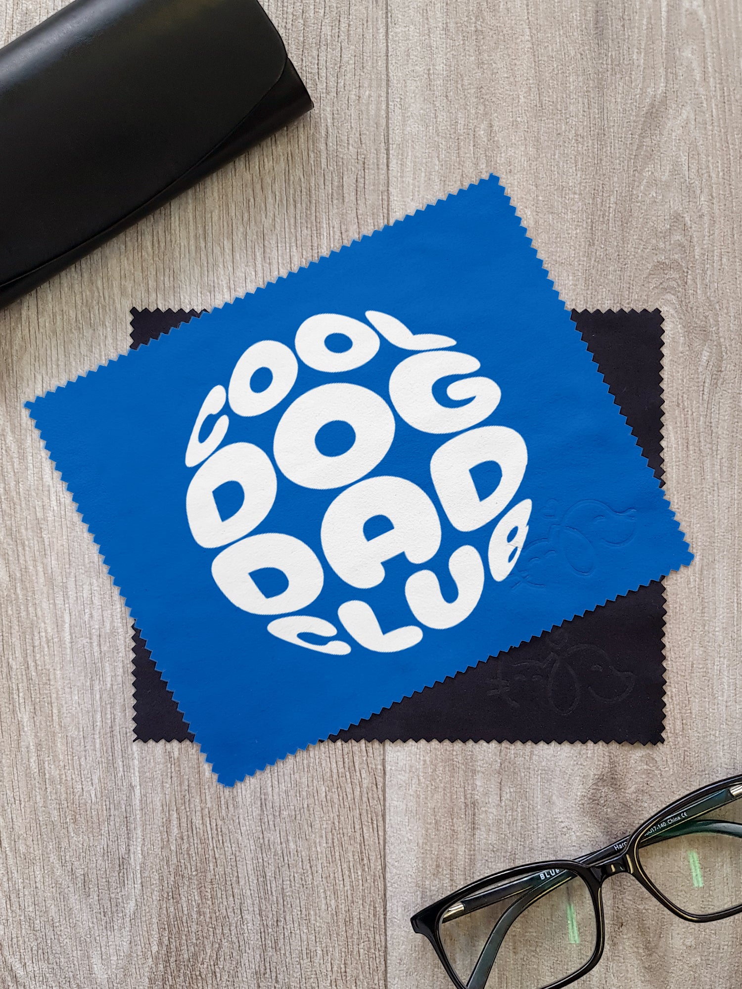 Cool Dog Dad Club Orb Microfibre Suede Glasses Cleaning Cloths (Twinpack)